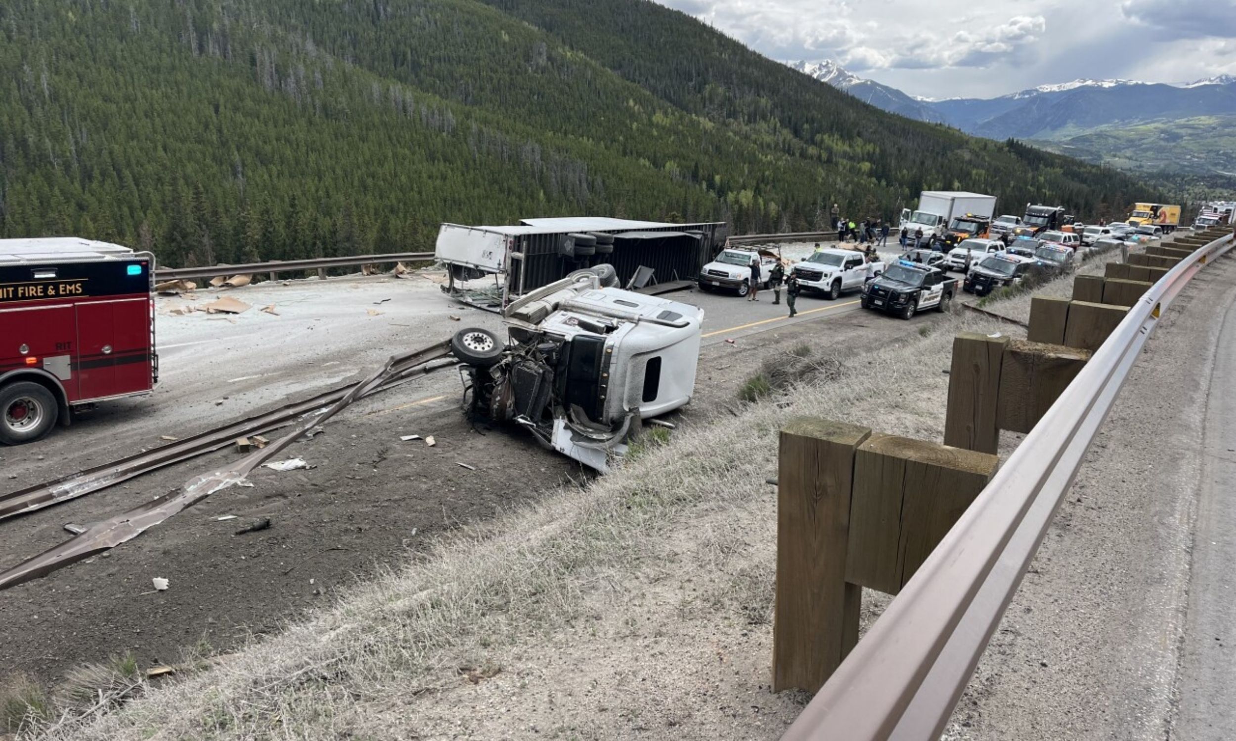 Semi-Truck Crash Near Eisenhower Tunnel Highlights Dangers of Denver Truck Accidents on I-70